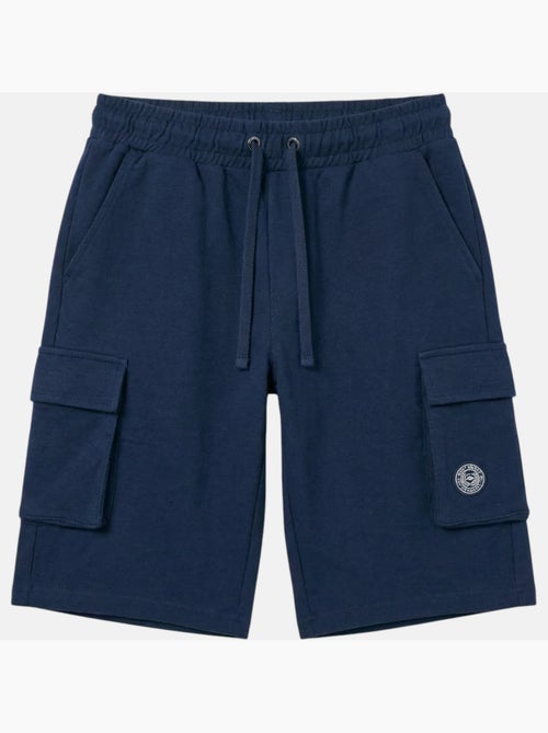 Lee Cooper - Short cargo uomo blu navy con tasche laterali - Kiabi