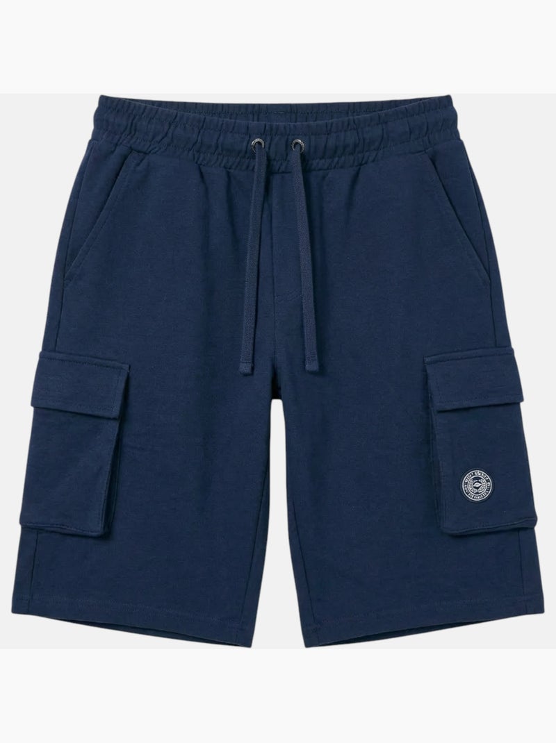 Lee Cooper - Short cargo uomo blu navy con tasche laterali Blu marino - Kiabi