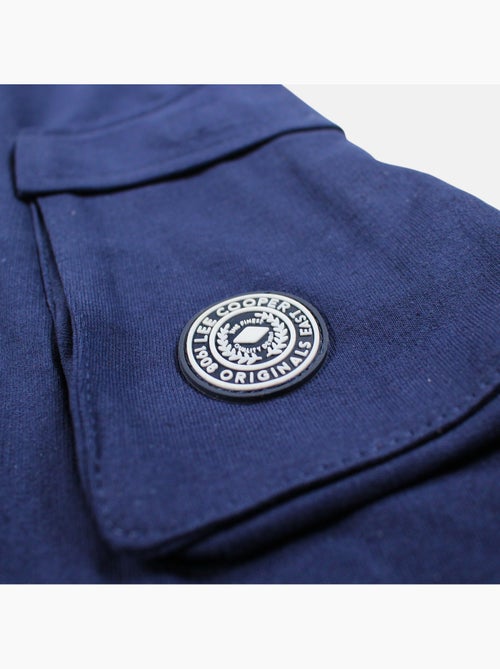 Lee Cooper - Short cargo uomo blu navy con tasche laterali - Kiabi