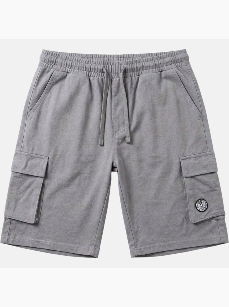Lee Cooper - Short cargo uomo grigio con tasche laterali Grigio - Kiabi