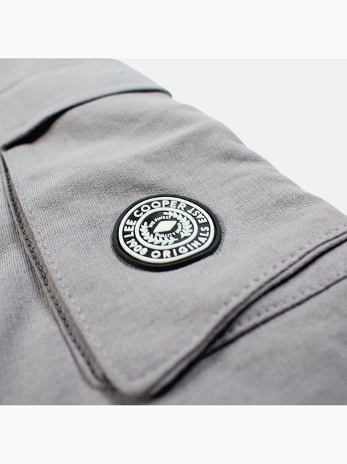 Lee Cooper - Short cargo uomo grigio con tasche laterali - Kiabi