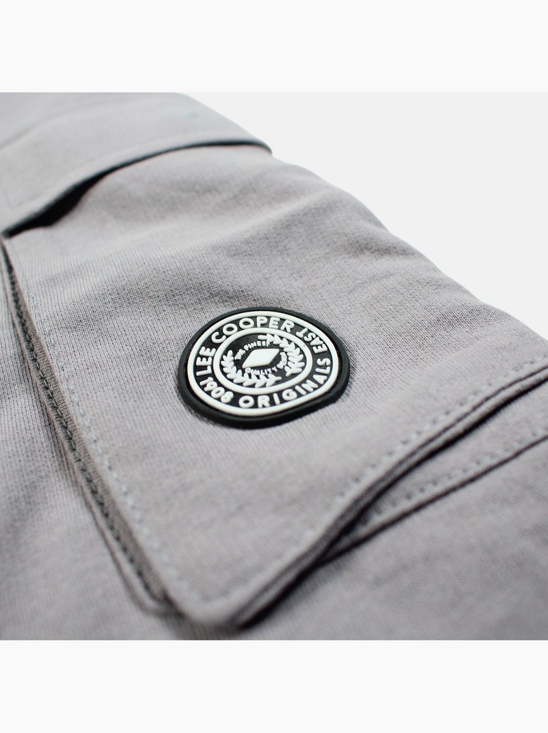 Lee Cooper - Short cargo uomo grigio con tasche laterali Grigio - Kiabi