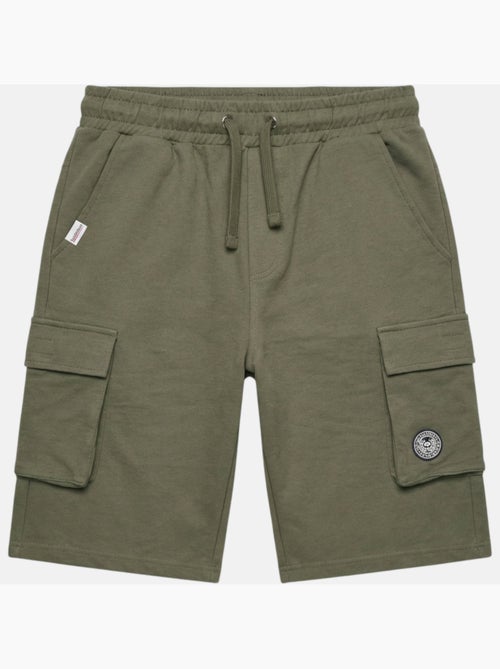 Lee Cooper - Short cargo uomo kaki con tasche laterali - Kiabi