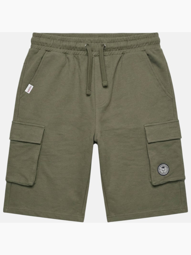 Lee Cooper - Short cargo uomo kaki con tasche laterali Cachi - Kiabi