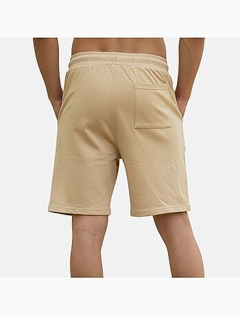 Lee Cooper - Short uomo beige con vita elastica