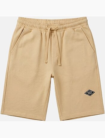 Lee Cooper - Short uomo beige con vita elastica