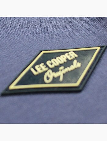 Lee Cooper - Short uomo blu con vita elastica