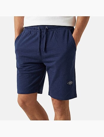 Lee Cooper - Short uomo blu navy con vita elastica