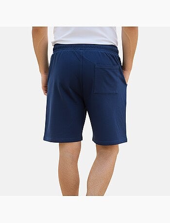 Lee Cooper - Short uomo blu navy con vita elastica