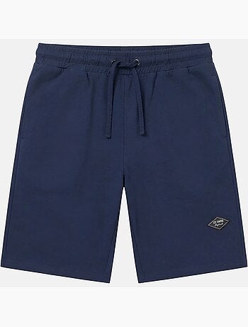 Lee Cooper - Short uomo blu navy con vita elastica