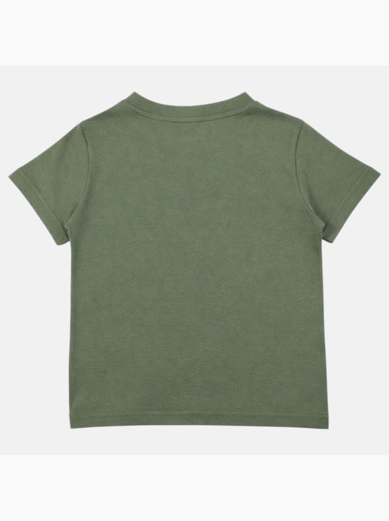 Lee Cooper - T-shirt a maniche corte da ragazzo con motivo da spiaggia Cachi - Kiabi