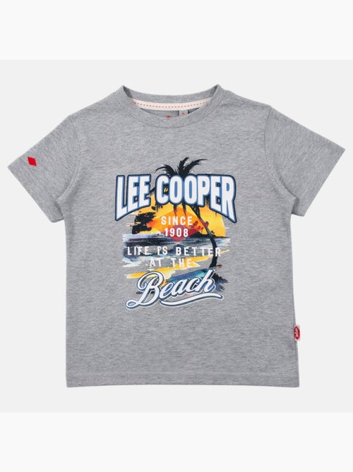 Lee Cooper - T-shirt a maniche corte da ragazzo con motivo da spiaggia - Kiabi