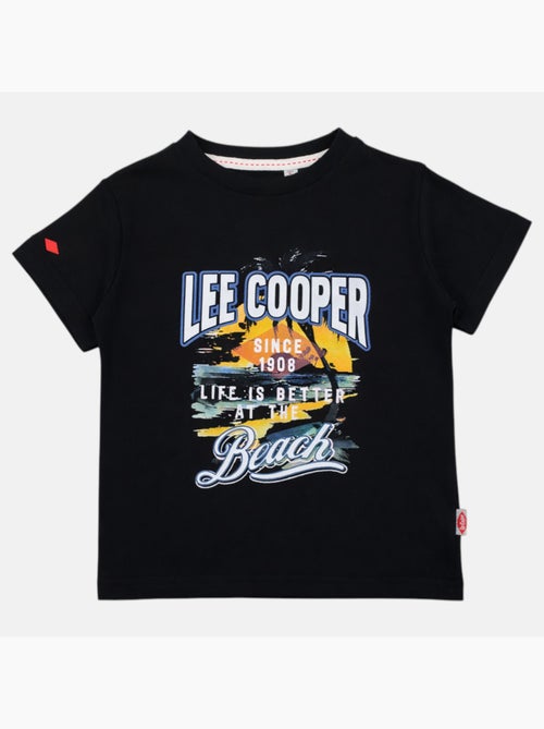 Lee Cooper - T-shirt a maniche corte da ragazzo con motivo da spiaggia - Kiabi