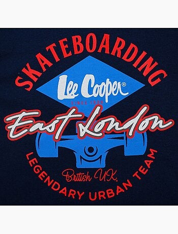 Lee Cooper - T-shirt a maniche corte da ragazzo con stampa