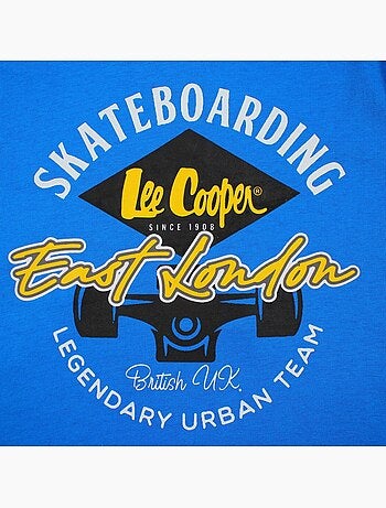 Lee Cooper - T-shirt a maniche corte da ragazzo con stampa