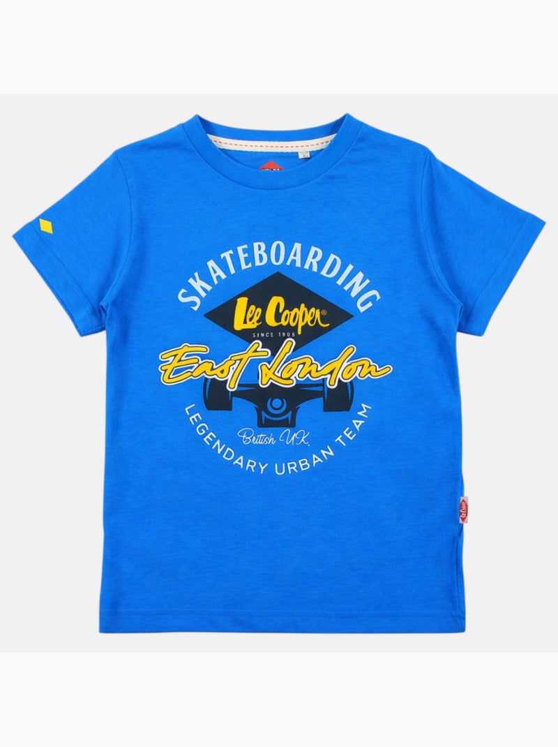 Lee Cooper - T-shirt a maniche corte da ragazzo con stampa Blu - Kiabi