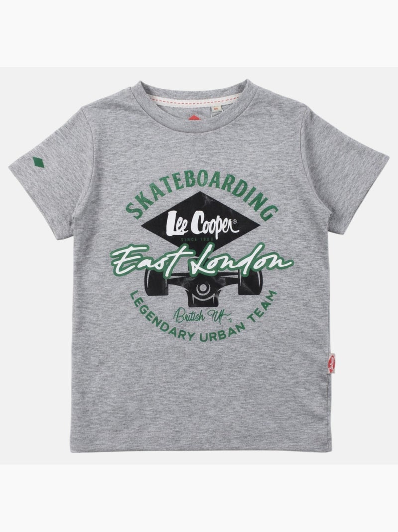 Lee Cooper - T-shirt a maniche corte da ragazzo con stampa Grigio - Kiabi