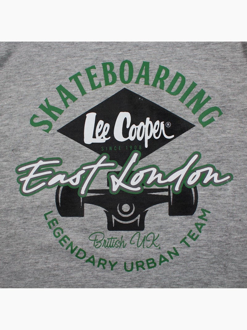 Lee Cooper - T-shirt a maniche corte da ragazzo con stampa Grigio - Kiabi
