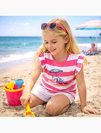 Lee Cooper - T shirt bambina a maniche corte