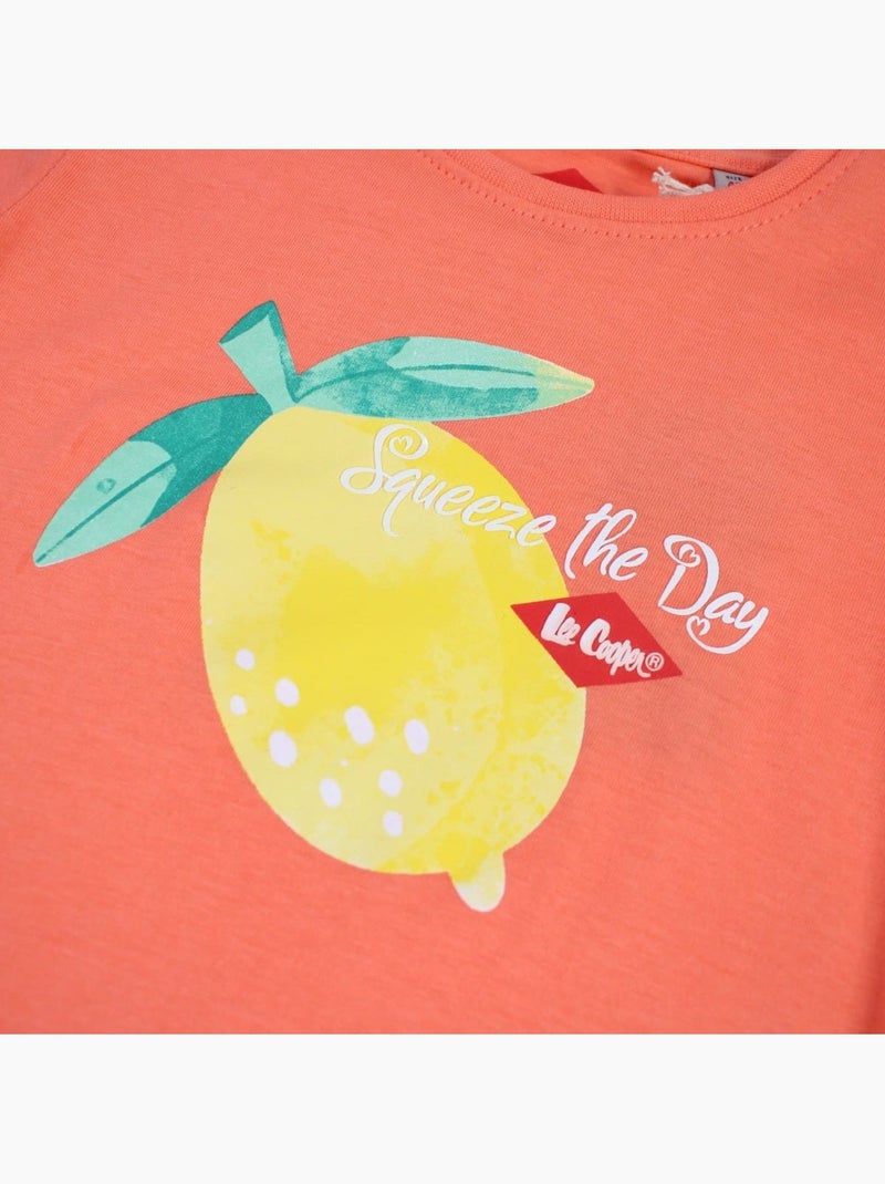 Lee Cooper - T shirt bambina Arancione - Kiabi