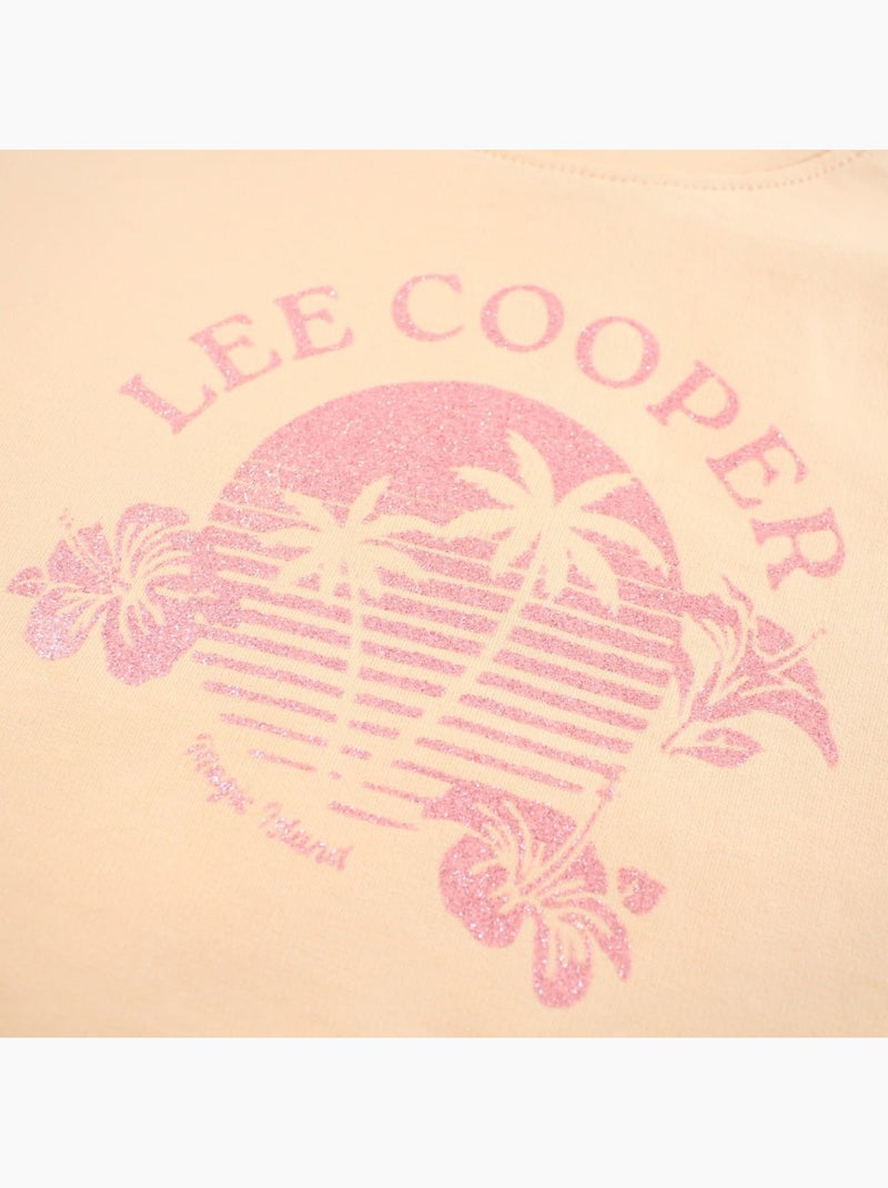 Lee Cooper - T shirt bambina maniche corte Beige - Kiabi