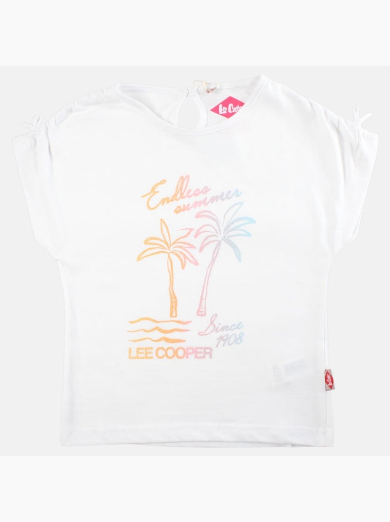 Lee Cooper - T shirt bambina maniche corte Bianco - Kiabi