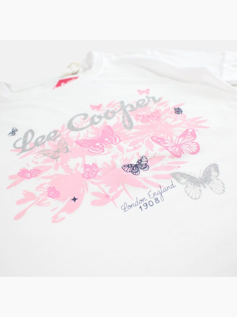 Lee Cooper - T shirt bambina maniche corte Bianco - Kiabi