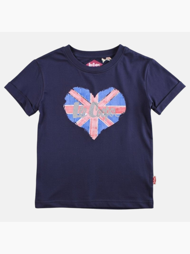 Lee Cooper - T shirt bambina maniche corte Blu marino - Kiabi