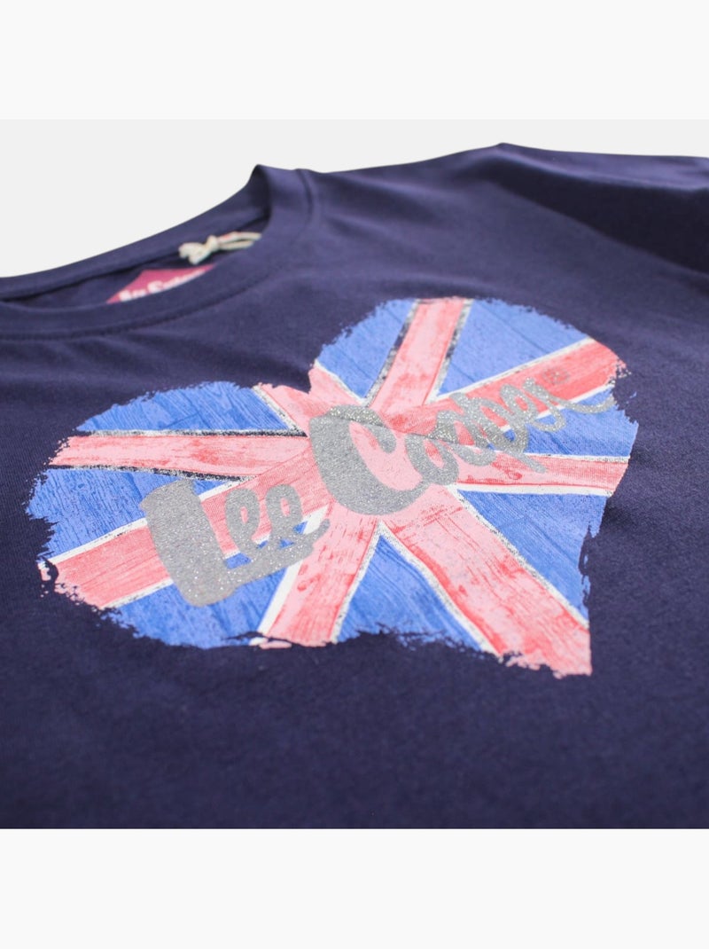 Lee Cooper - T shirt bambina maniche corte Blu marino - Kiabi