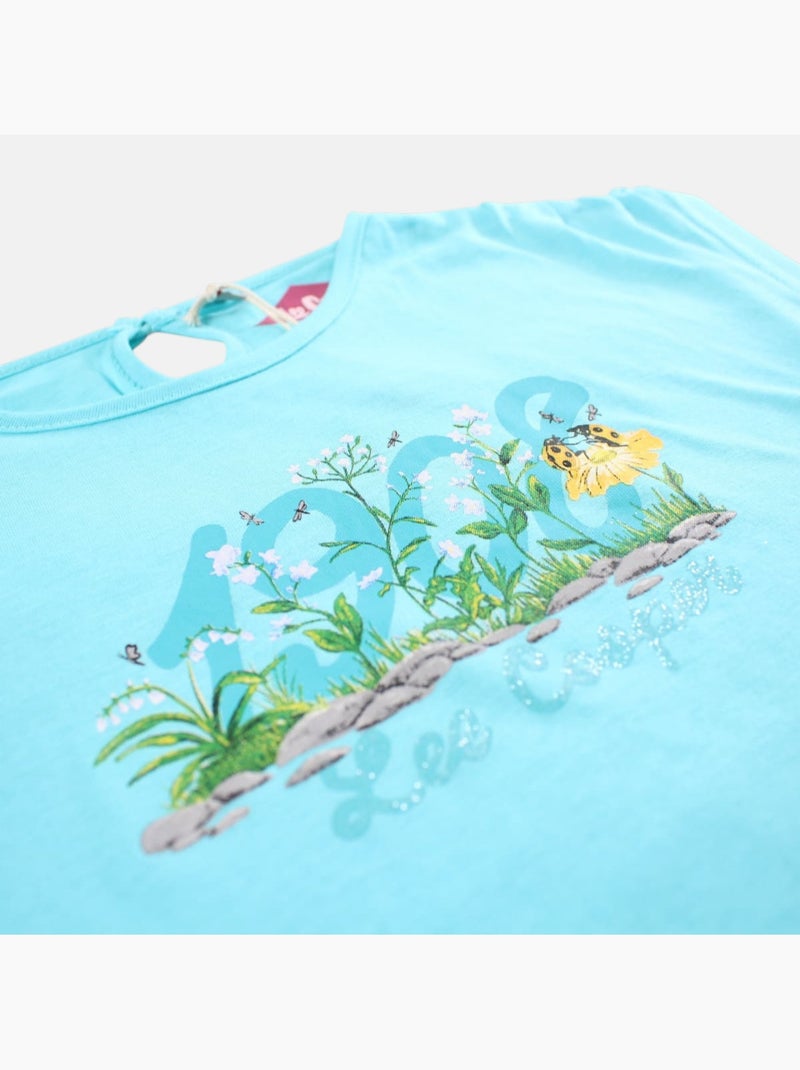Lee Cooper - T shirt bambina maniche corte Blu - Kiabi