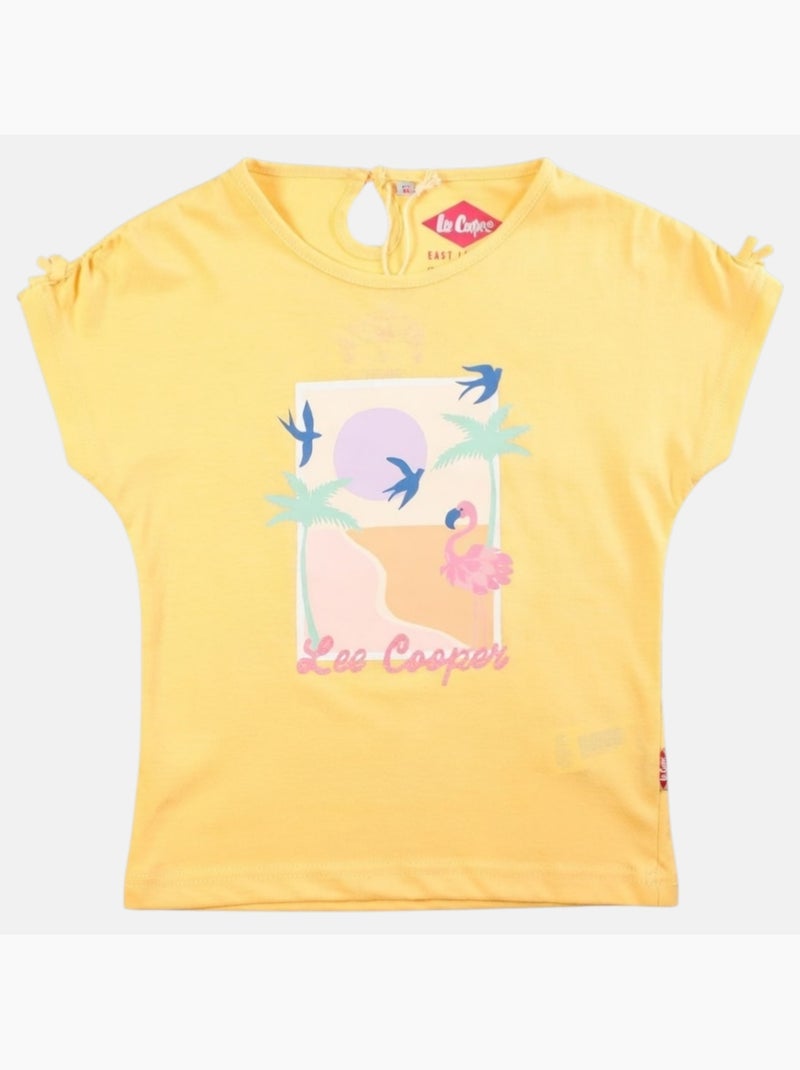 Lee Cooper - T shirt bambina maniche corte Giallo - Kiabi