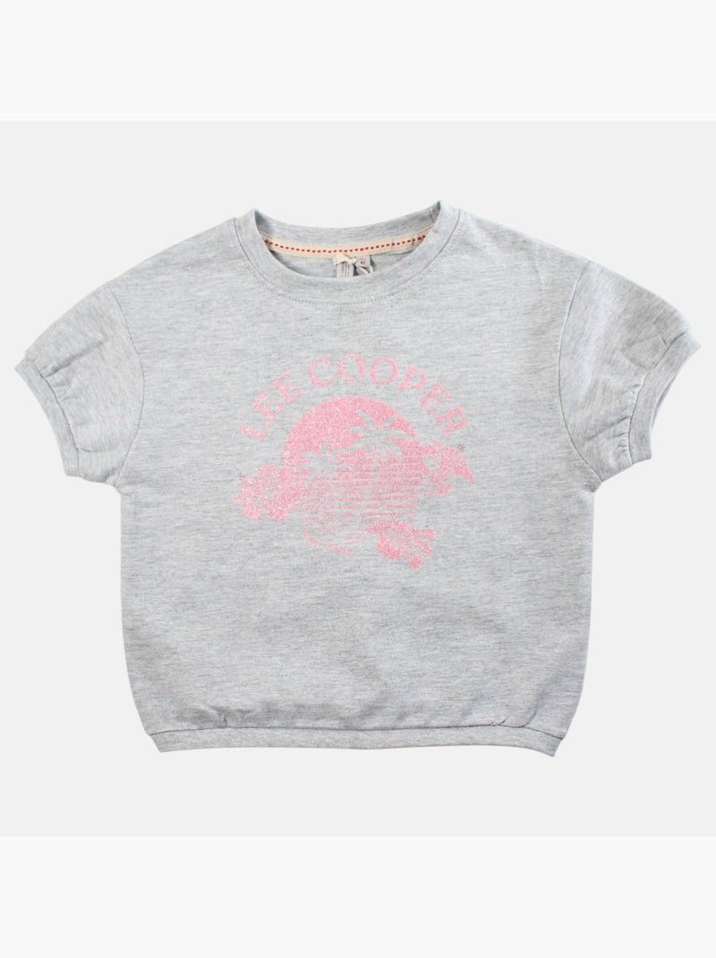 Lee Cooper - T shirt bambina maniche corte Grigio - Kiabi