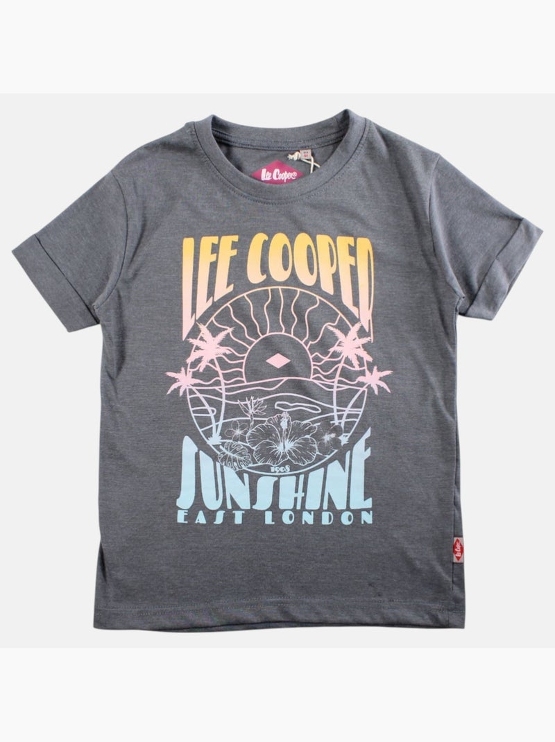 Lee Cooper - T shirt bambina maniche corte Grigio - Kiabi