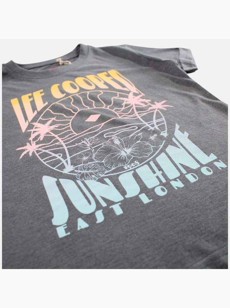 Lee Cooper - T shirt bambina maniche corte Grigio - Kiabi