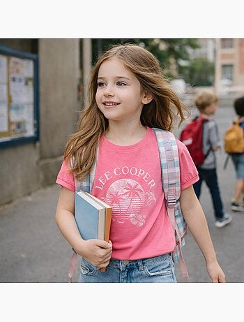 Lee Cooper - T shirt bambina maniche corte