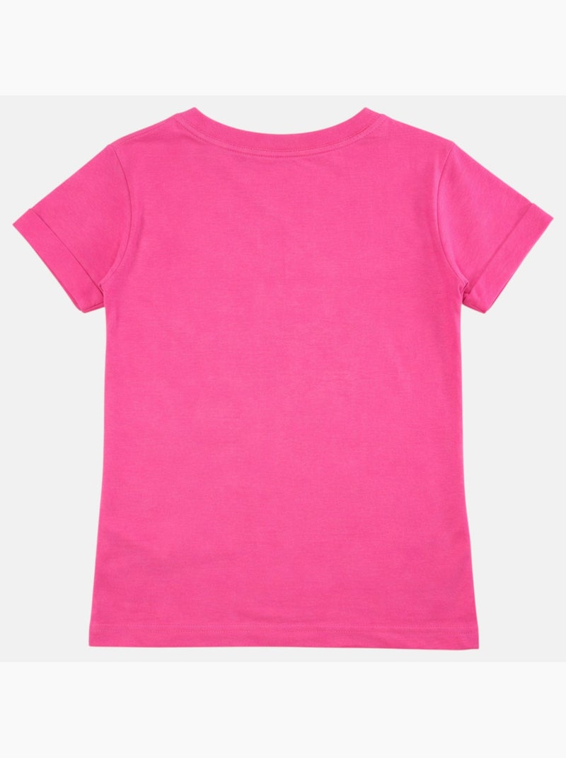 Lee Cooper - T shirt bambina maniche corte Rosa fucsia - Kiabi