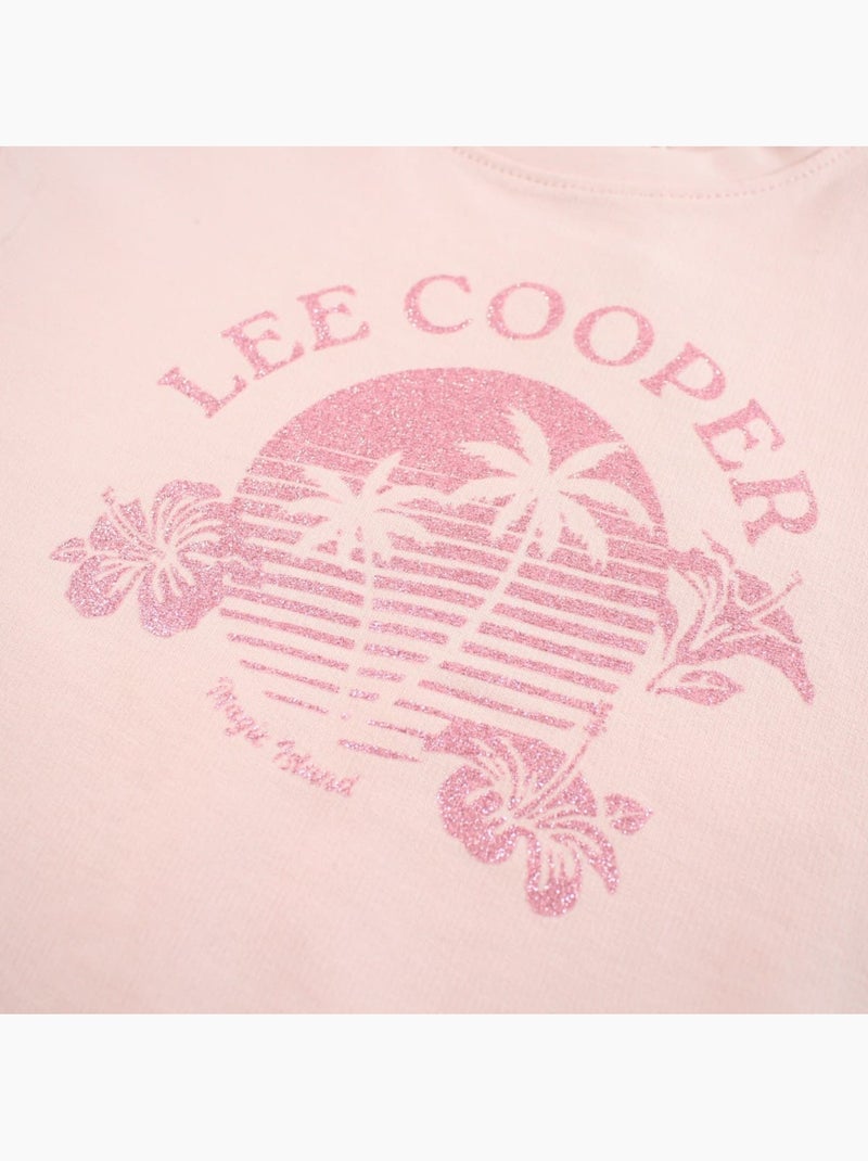 Lee Cooper - T shirt bambina maniche corte Rosa - Kiabi