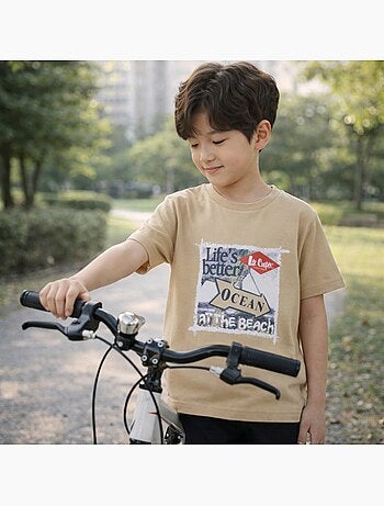 Lee Cooper - T shirt bambino a maniche corte