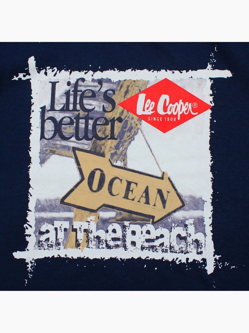 Lee Cooper - T shirt bambino a maniche corte Blu marino - Kiabi