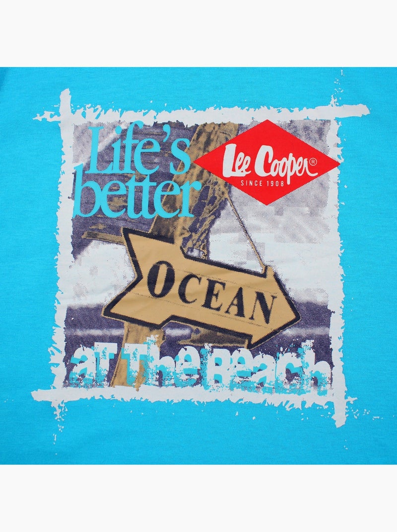 Lee Cooper - T shirt bambino a maniche corte Blu - Kiabi