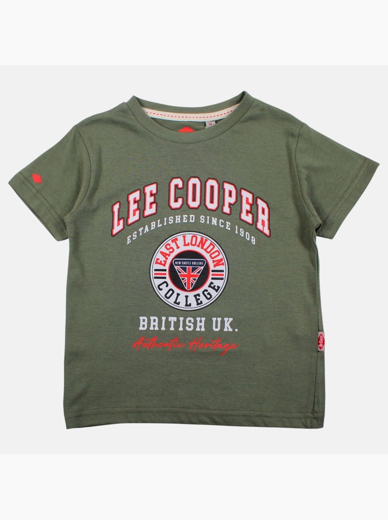 Lee Cooper - T shirt bambino a maniche corte Cachi - Kiabi