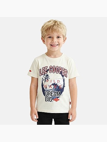 Lee Cooper - T shirt bambino a maniche corte dallo stile dinamico