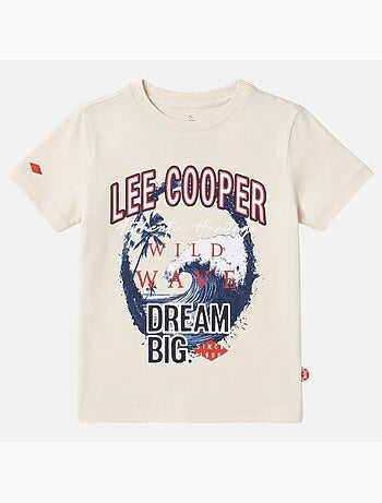 Lee Cooper - T shirt bambino a maniche corte dallo stile dinamico
