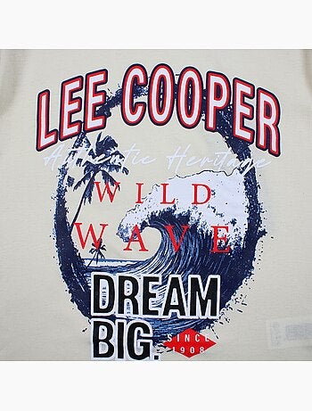 Lee Cooper - T shirt bambino a maniche corte dallo stile dinamico
