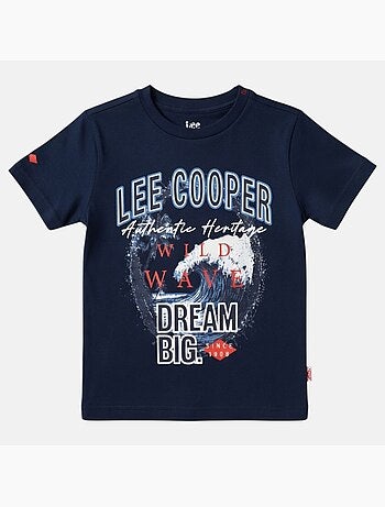 Lee Cooper - T shirt bambino a maniche corte dallo stile dinamico
