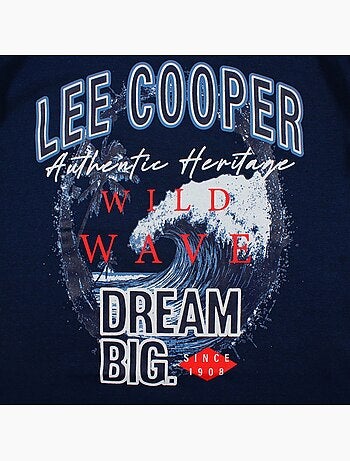 Lee Cooper - T shirt bambino a maniche corte dallo stile dinamico