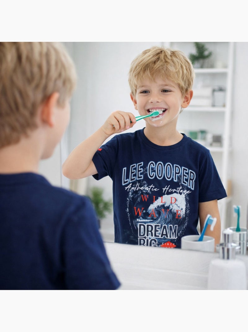 Lee Cooper - T shirt bambino a maniche corte dallo stile dinamico Blu marino - Kiabi