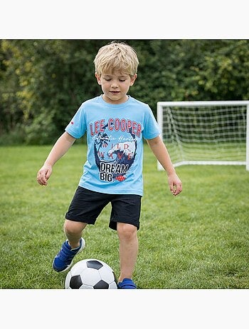 Lee Cooper - T shirt bambino a maniche corte dallo stile dinamico
