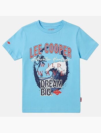 Lee Cooper - T shirt bambino a maniche corte dallo stile dinamico