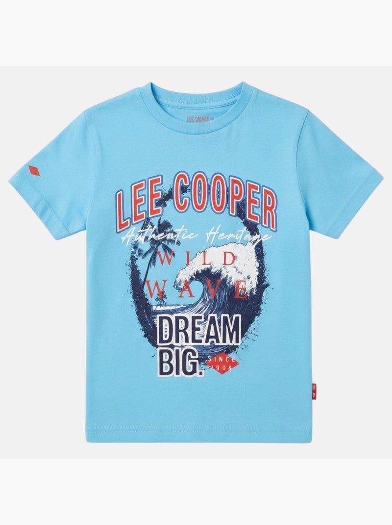 Lee Cooper - T shirt bambino a maniche corte dallo stile dinamico Blu - Kiabi